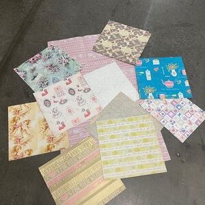 Assorted Vintage Wrapping Papers Decorative Paper Gift Wrapping Set for Wedding